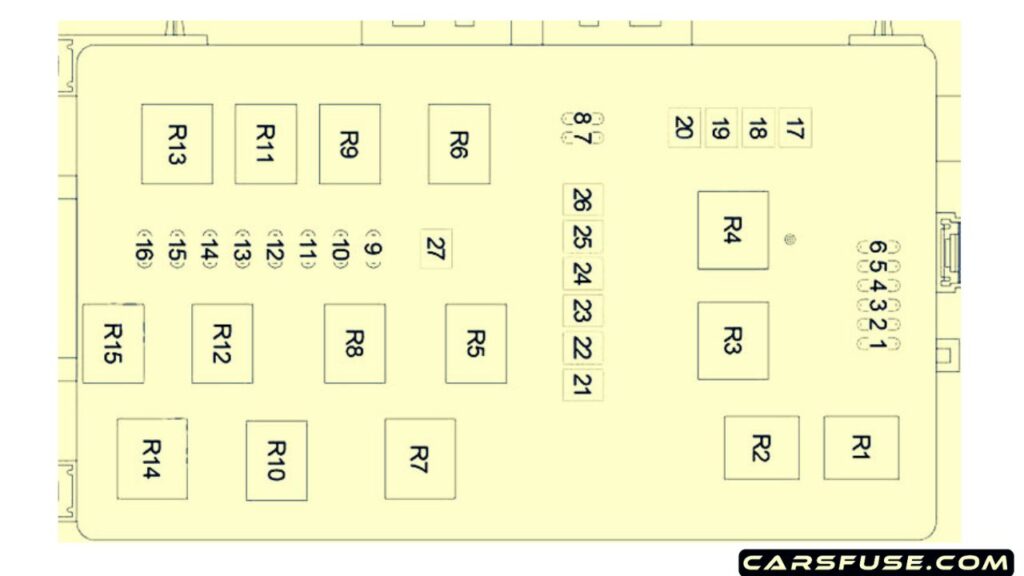 2006-Chrysler-300-front-power-distribution-center-fuse-box-diagram-carsfuse.com