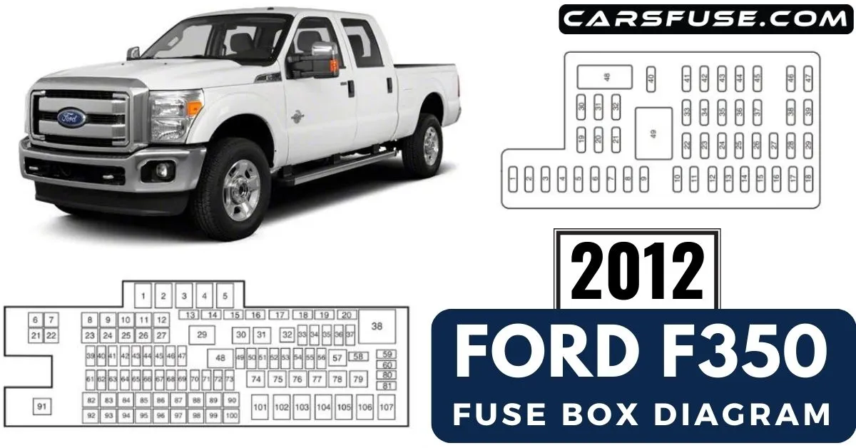 2012 Ford F350 Fuse Box Diagram