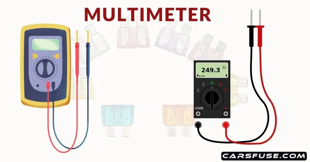 using-multimeter-to-check-car-fuses