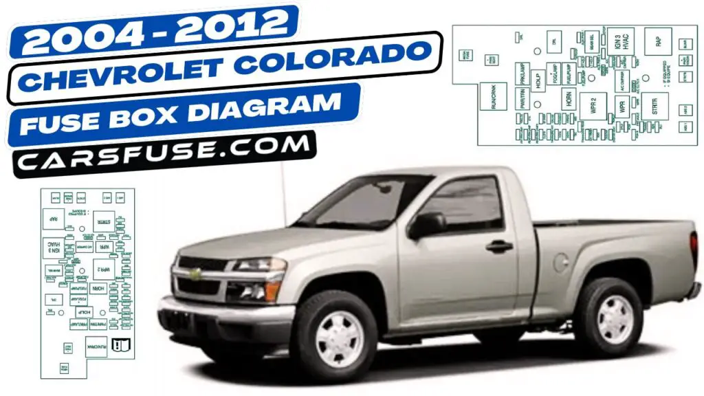 20042012 Chevrolet Colorado fuse box diagram