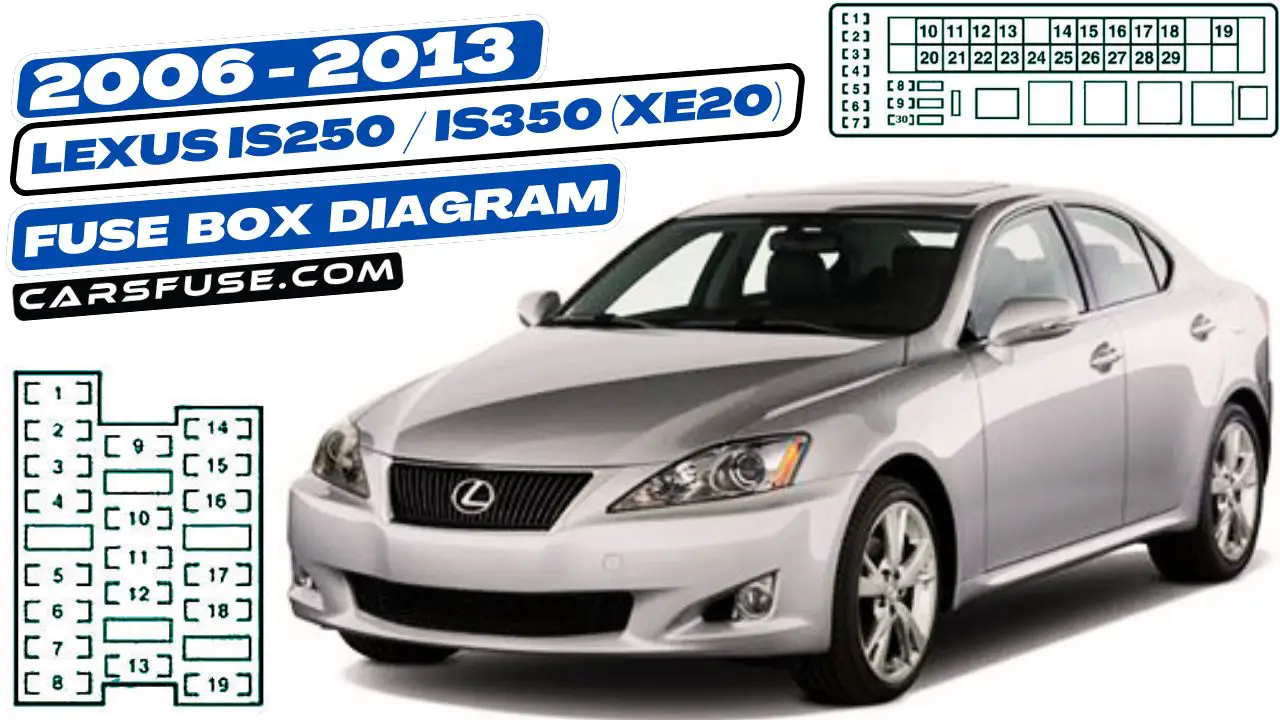 2006-2013-Lexus-IS250-IS350-XE20-fuse-box-diagram-carsfuse.com