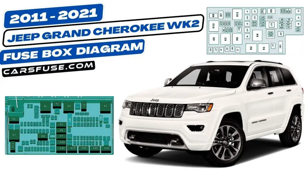 2011-2021 Jeep Grand Cherokee WK2 Fuse Box Diagram