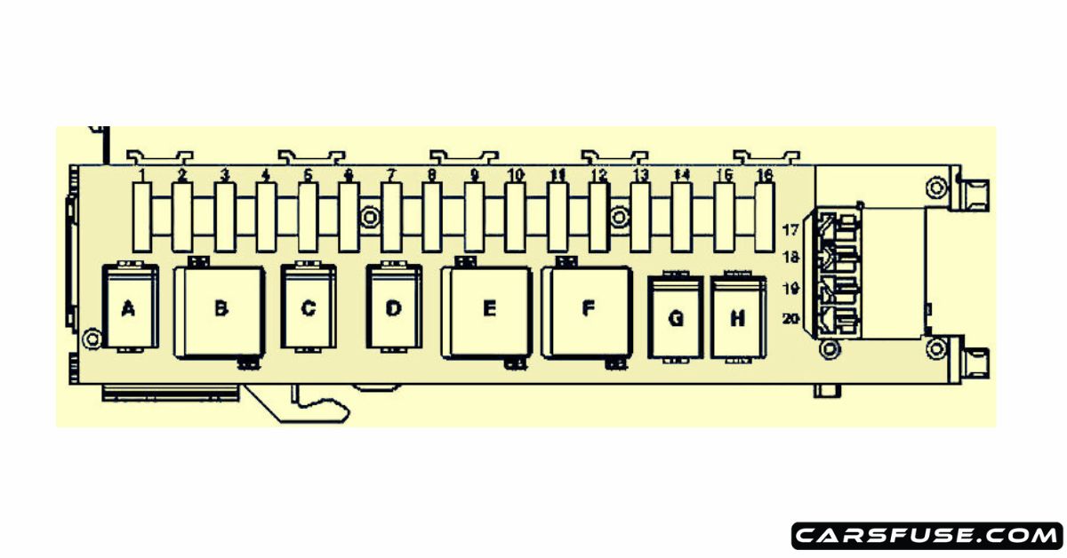 2000-2007 Mercedes-Benz C-Class W203 Fuses & Relays