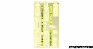 2006-2014 Opel/Vauxhall Zafira B Fuse Box Diagram