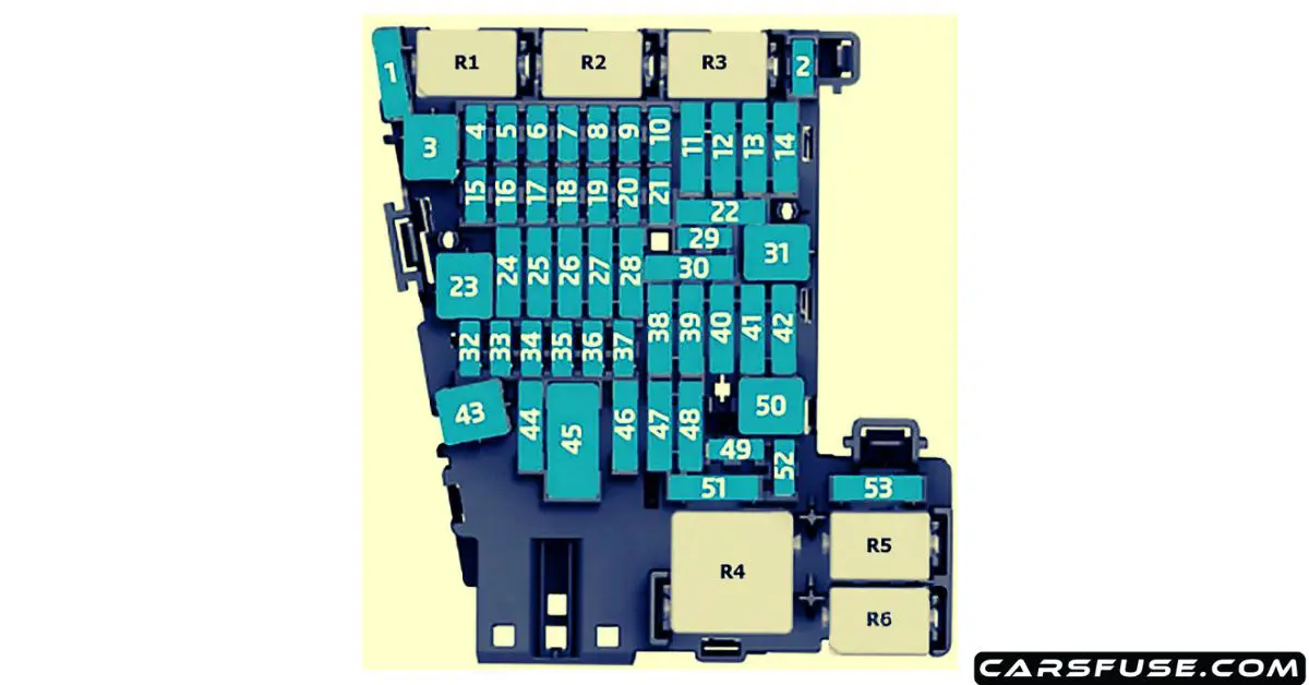 2016 2020 Volkswagen Touran Fuse Box Diagram 4157