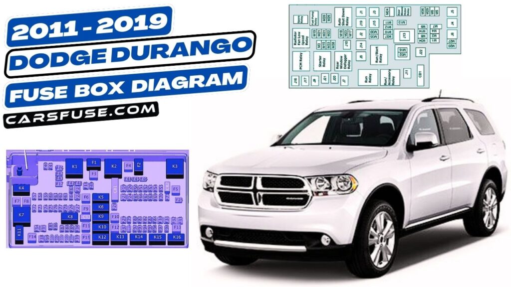 20112019 Dodge Durango fuse box diagram