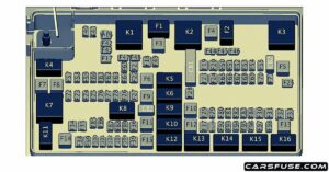 2011-2019 Dodge Durango fuse box diagram