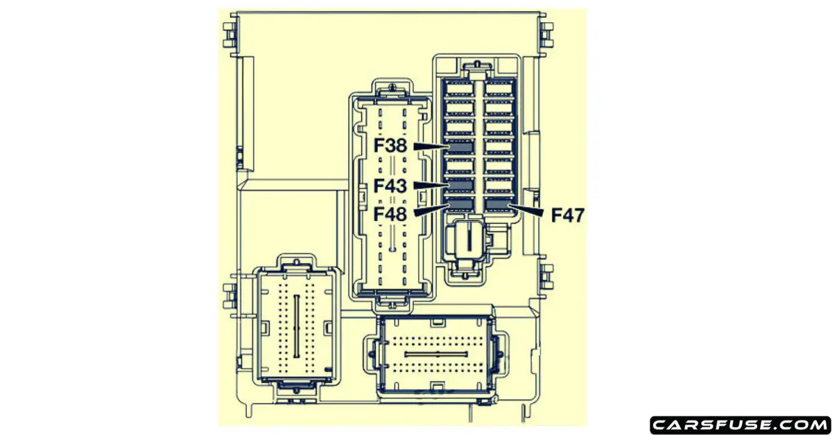 2013-2016 Alfa Romeo 4C fuse box diagram