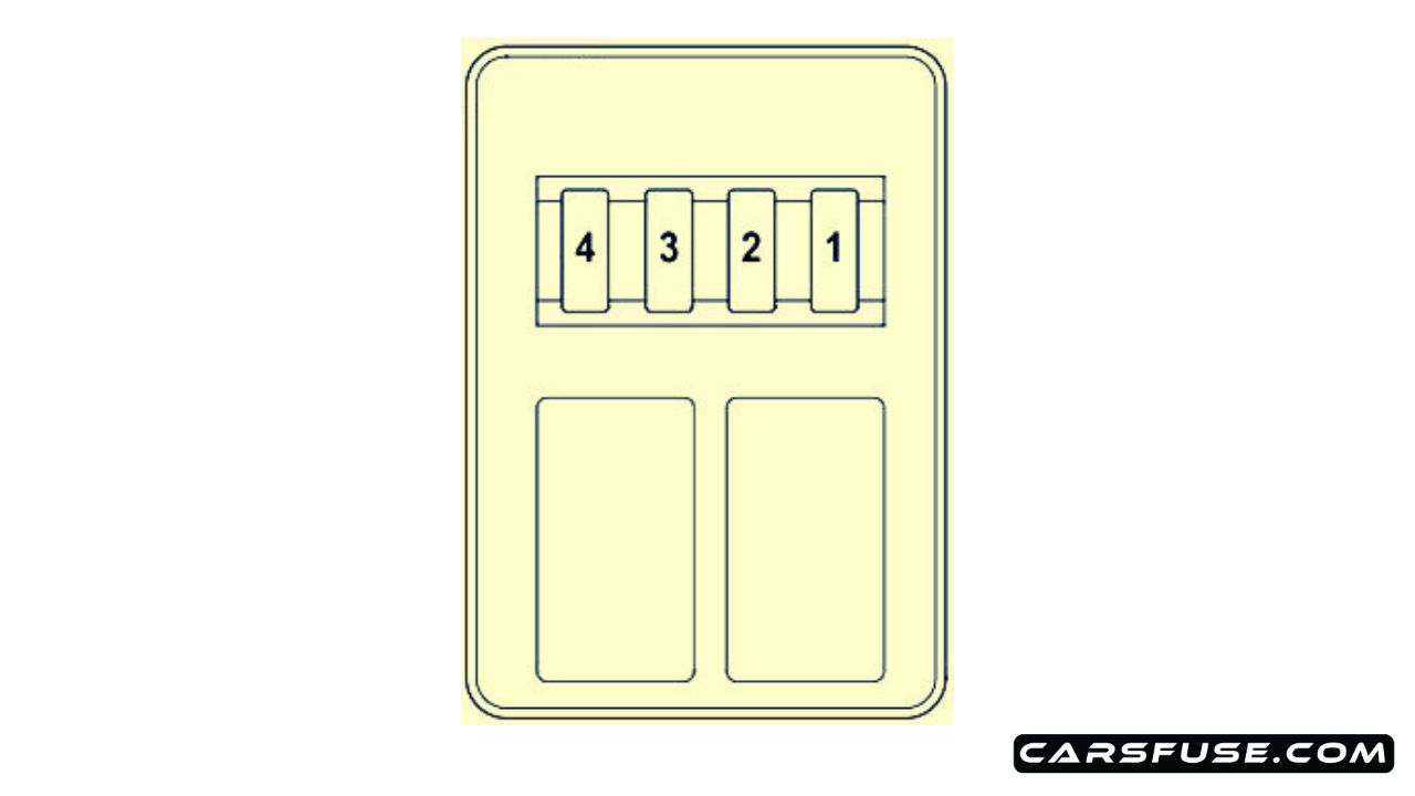 20092015 Honda Pilot fuse box diagram
