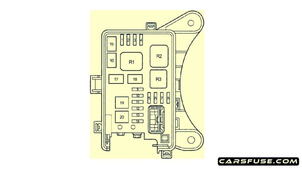 1995-1997-Toyota-RAV4-XA10-engine-compartment-fuse-box-diagram-carsfuse.com