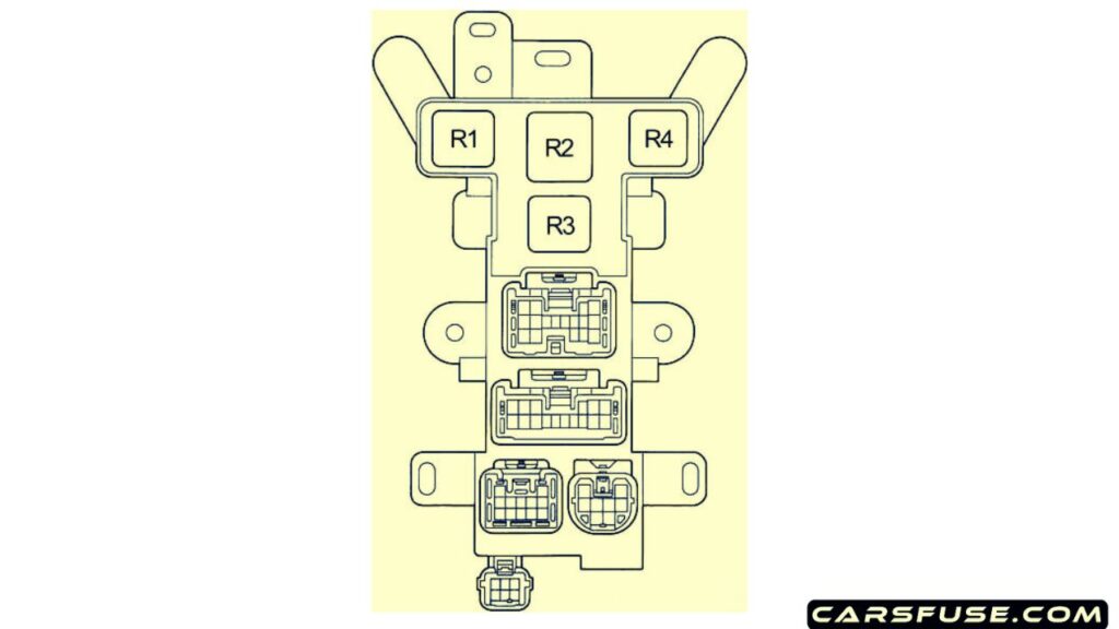 1995-1997-Toyota-RAV4-XA10-passenger-compartment-relay-fuse-box-diagram-carsfuse.com