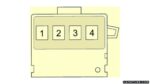 1999-2005 Toyota Yaris / Echo / Vitz (XP10) fuse box diagram