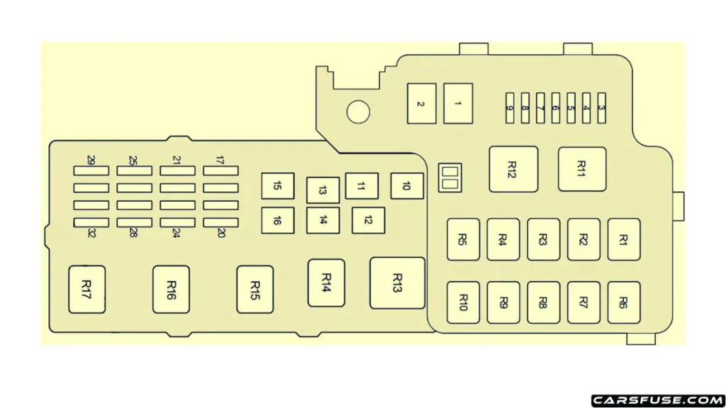 2001-2006-lexus-ES300-ES330-XV30-engine-compartment-fuse-box-diagram-carsfuse.com