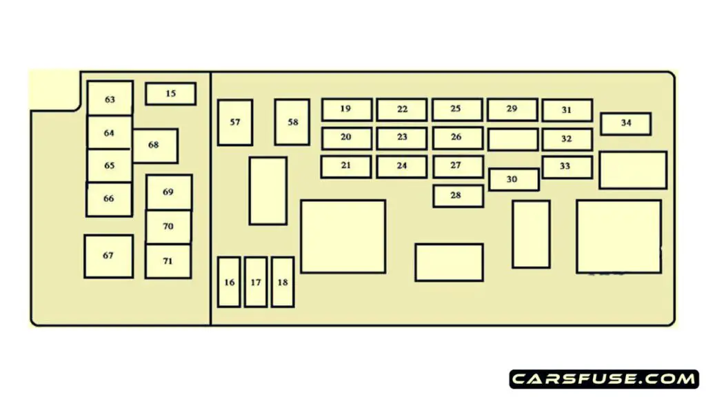 2003-2007-Toyota-Sequoia-engine-compartment-fuse-box-diagram-carsfuse.com