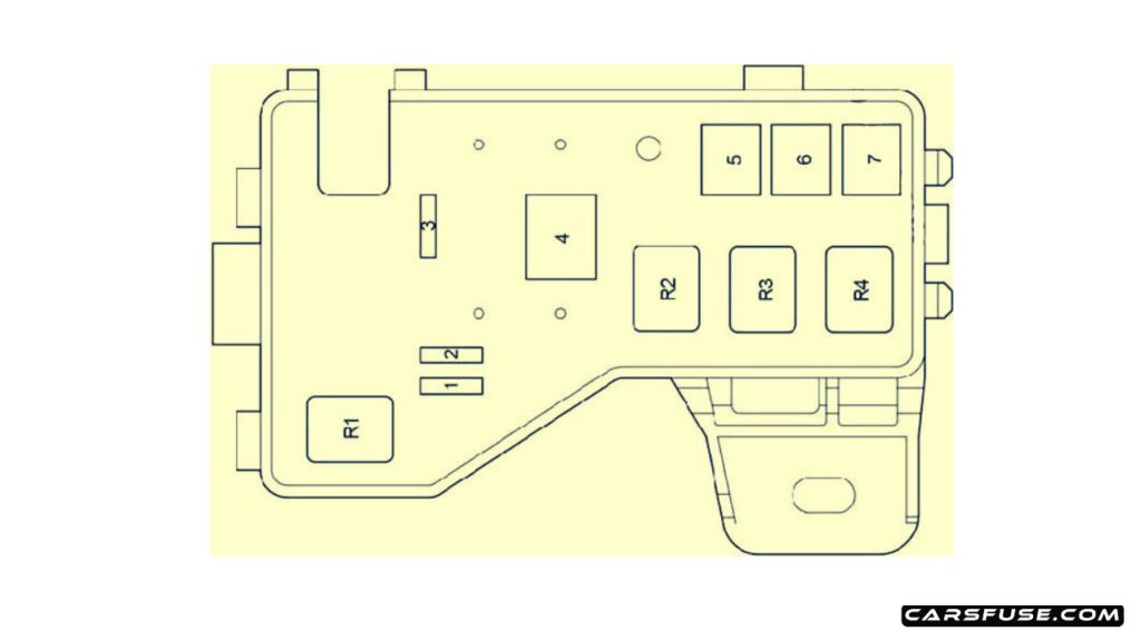 2003-2009-Toyota-Avensis-T25-T250-engine-compartment-additional-fuse-box-fuse-box-diagram-carsfuse.com