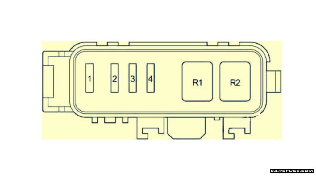 2004-2006-Toyota-Tundra-Double-Cab-Engine-compartment-Relay-fuse-box-diagram-carsfuse.com