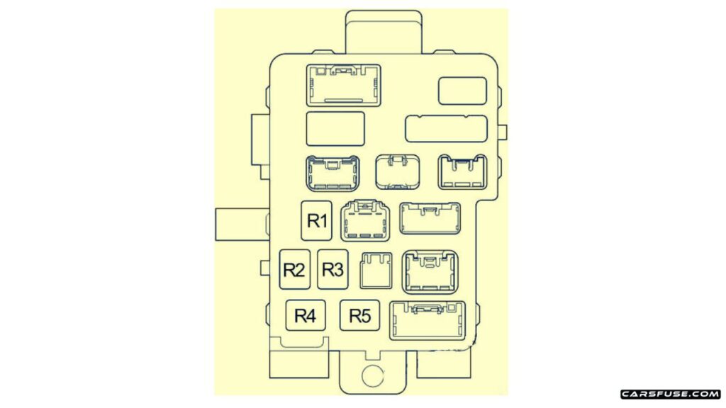 2004-2006-Toyota-Tundra-Double-Cab-Passenger-compartment-fuse-box-diagram-02-carsfuse.com