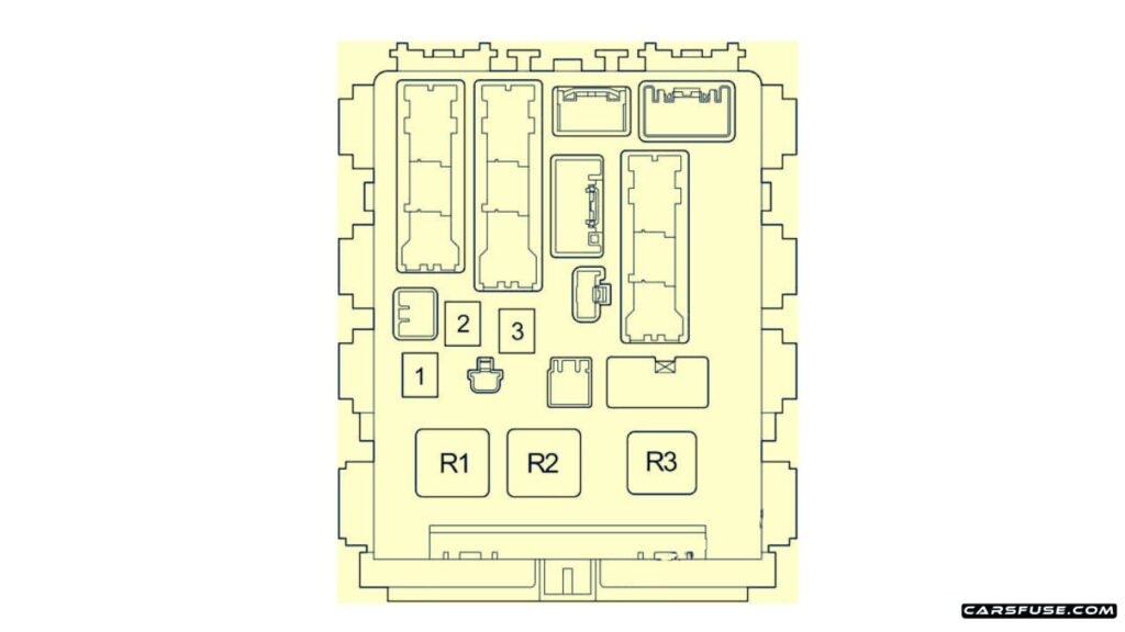 2004-2009-Toyota-Prius-XW20-Passenger-compartment-fuse-box-diagram-02-carsfuse.com