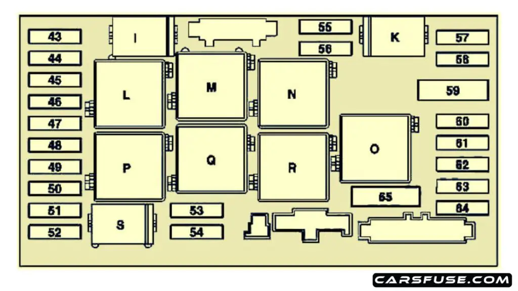 2005-2011-Mercedes-Benz-SLK-Class-R171-engine-compartment-fuse-box-diagram-carsfuse.com