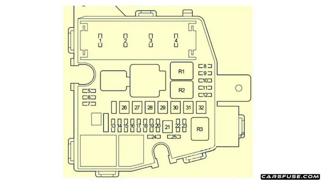 2005-2013-toyota-yaris-vitz-belta-xp90-engine-compartment-fuse-box-diagram-carsfuse.com