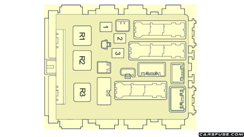 2005-2013-toyota-yaris-vitz-belta-xp90-passenger-compartment-front-side-fuse-box-diagram-carsfuse.com