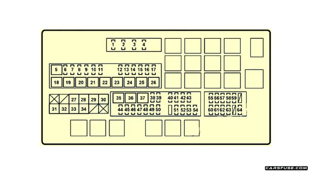 2008-2009-Lexus-LX570-J200-Engine-compartment-fuse-box-diagram-carsfuse.com