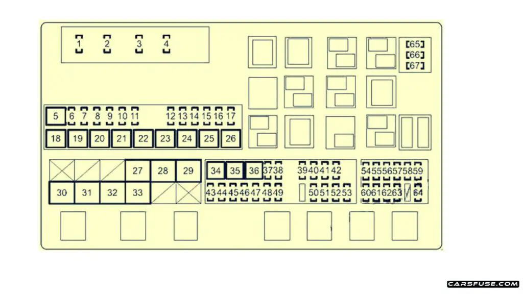 2008-2013-Toyota-Land-Cruiser-200-J200-V8-Enginecompartment-compartment-fuse-box-diagram-carsfuse.com