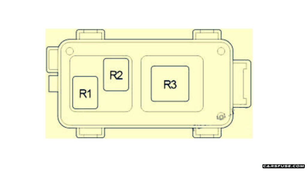 2008-2016-Toyota-ist-Urban-Cruiser-Scion-XD-Engine-compartment-Relay-fuse-box-no-01-without-DRL-diagram-carsfuse.com