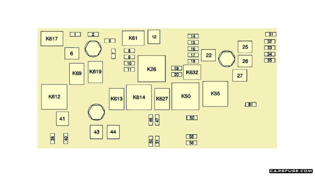 2010-2011-Chevrolet-Camaro-Engine-compartment-fuse-box-diagram-carsfuse.com