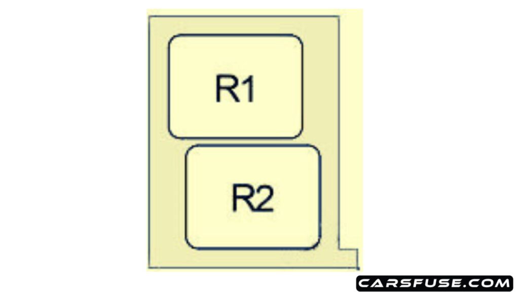 2011-2018-Toyota-Yaris-Echo-Vitz-XP130-XP150-engine-compartment-no-2-fuse-box-diagram-01-carsfuse.com