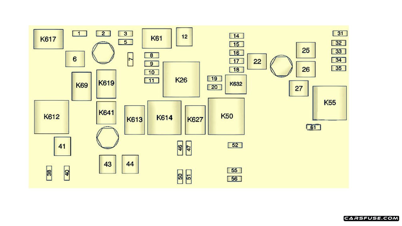 20102015 Chevrolet Camaro fuse box diagram