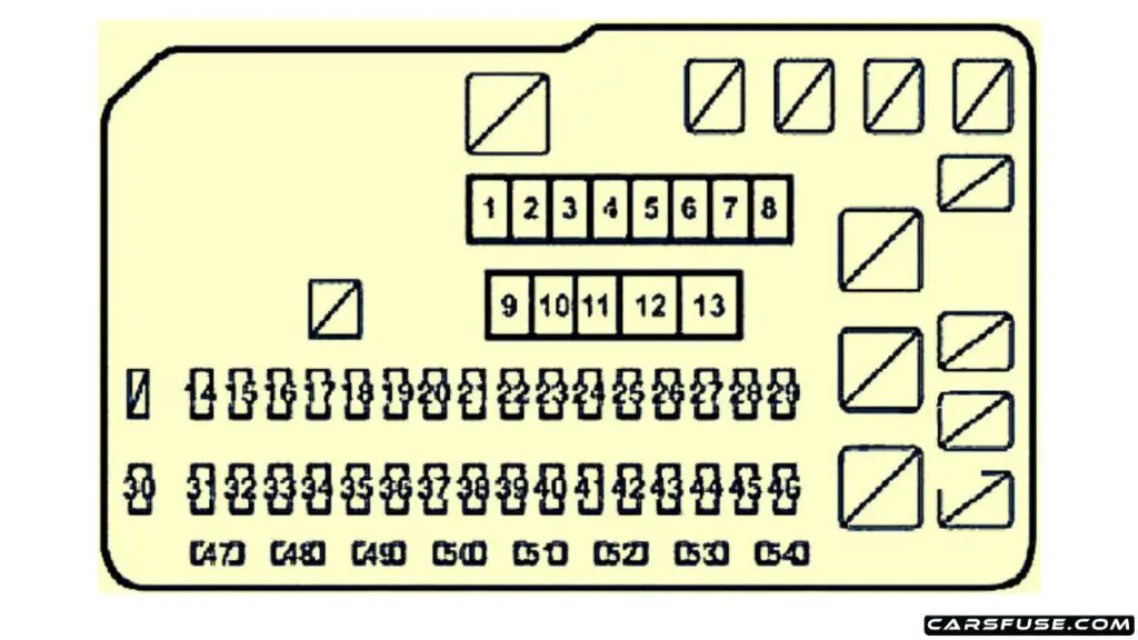 2013-2015-lexus-RX450H-AL10-engine-compartment-fuse-box-no.02-diagam-carsfuse.com