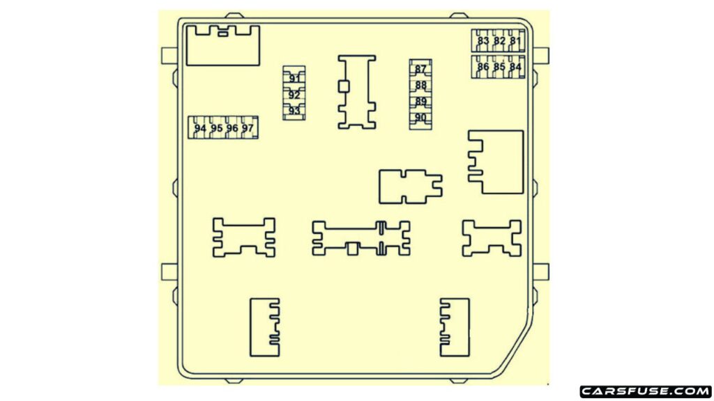 2013-2019-Nissan-X-Trail-T32-engine-compartment-IPDM-ER-fuse-box-diagram-carsfuse.com