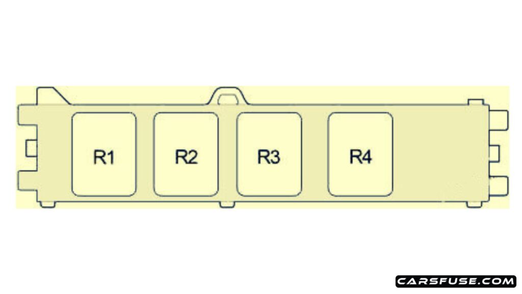 2014-2018-Toyota-Yaris-Echo-Vitz-XP130-XP150-engine-compartment-no-1-fuse-box-diagram-carsfuse.com