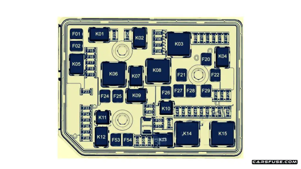 2016-2019-Chevrolet-Volt-engine-compartment-fuse-box-diagram-carsfuse.com