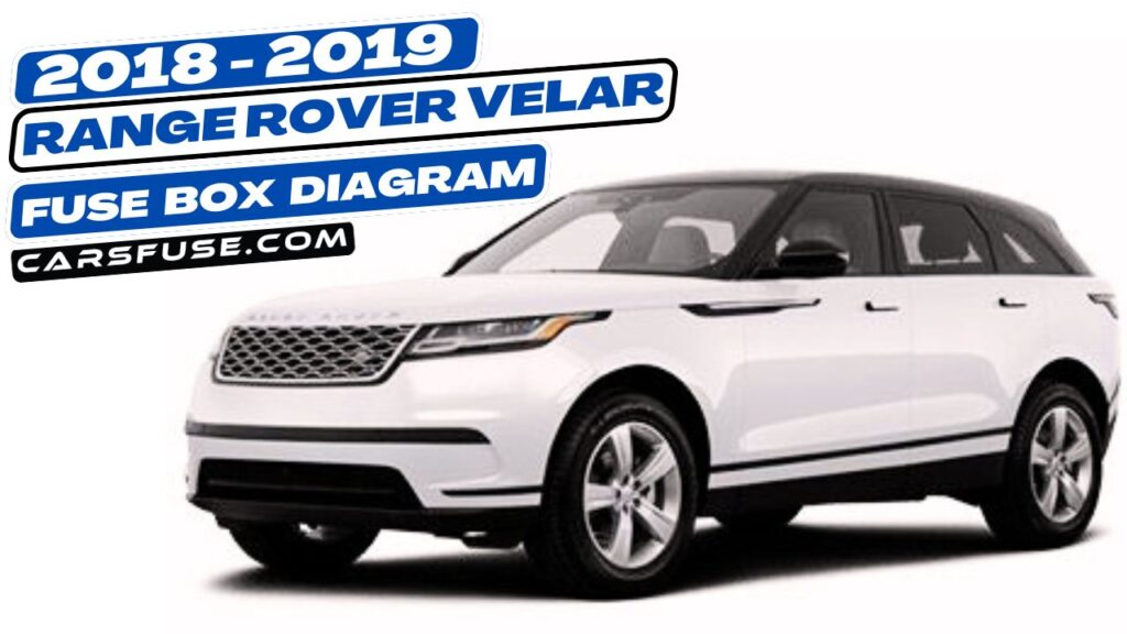 2018-2019 Range Rover Velar fuse box diagram