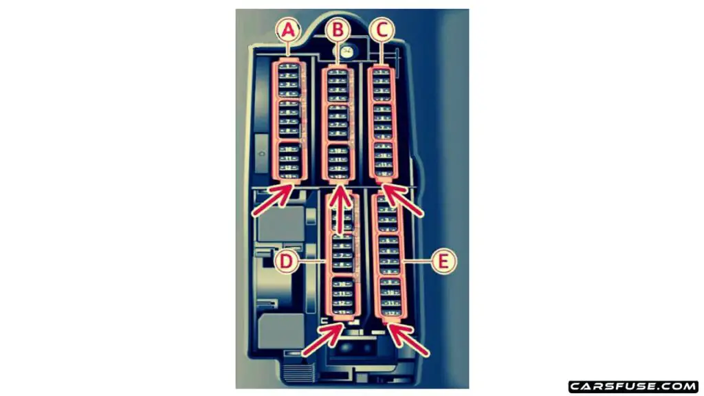 2018-audi-a4-s4-b9-8w-drivers-passenger-footwell-LHD-fuse-box-diagram-carsfuse.com