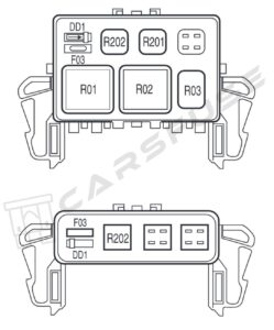 2004-2008 Ford F-150 Fuse Box Diagram