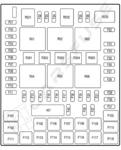 2004-2008 Ford F-150 Fuse Box Diagram